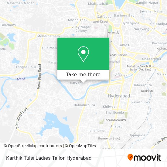 Karthik Tulsi Ladies Tailor map