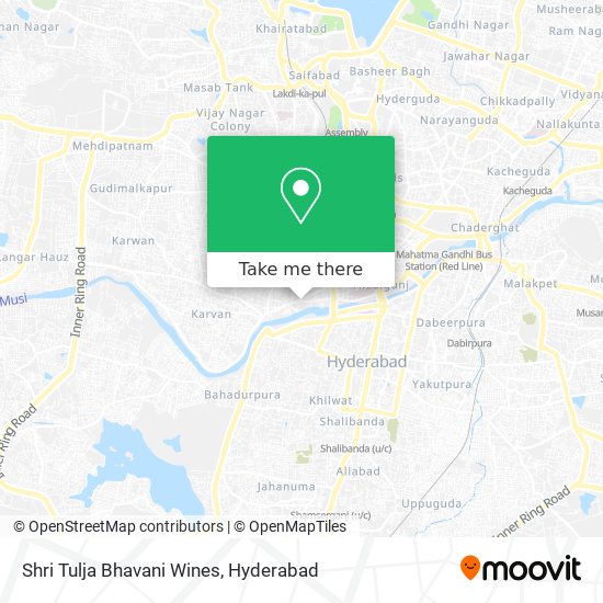 Shri Tulja Bhavani Wines map
