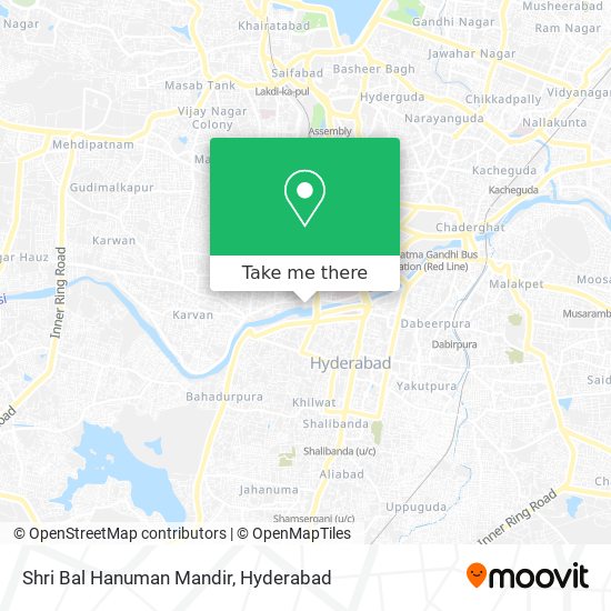 Shri Bal Hanuman Mandir map