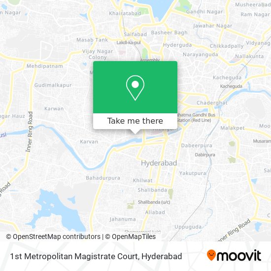 1st Metropolitan Magistrate Court map