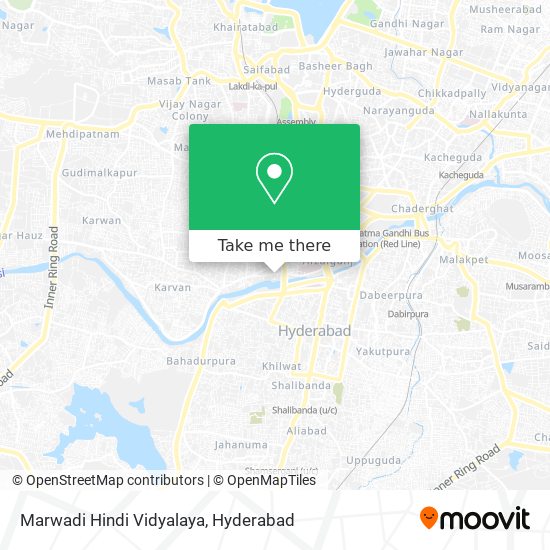 Marwadi Hindi Vidyalaya map