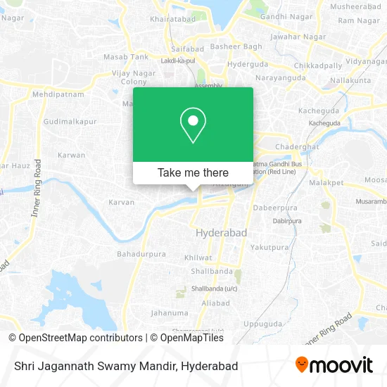 Shri Jagannath Swamy Mandir map
