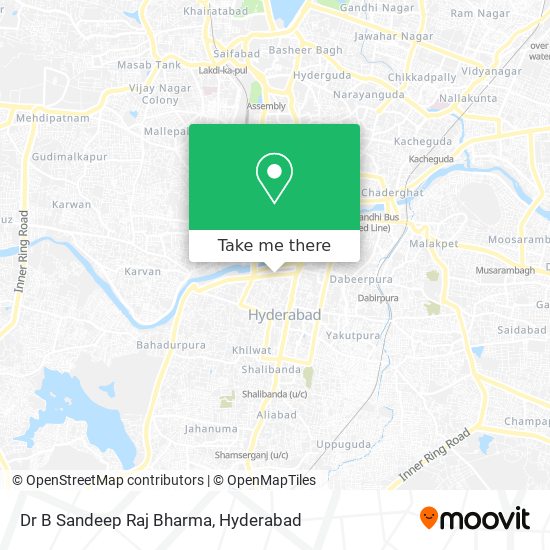 Dr B Sandeep Raj Bharma map
