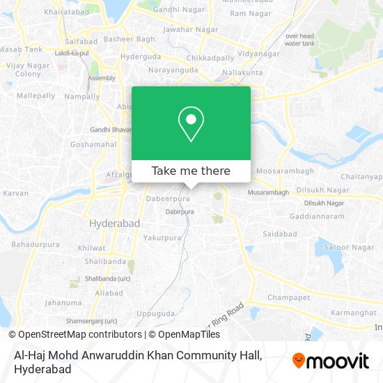 Al-Haj Mohd Anwaruddin Khan Community Hall map