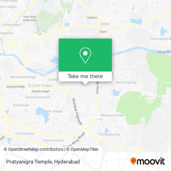 Pratyanigra Temple map