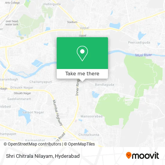 Shri Chitrala Nilayam map