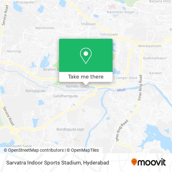 Sarvatra Indoor Sports Stadium map