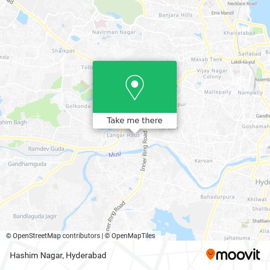 Hashim Nagar map