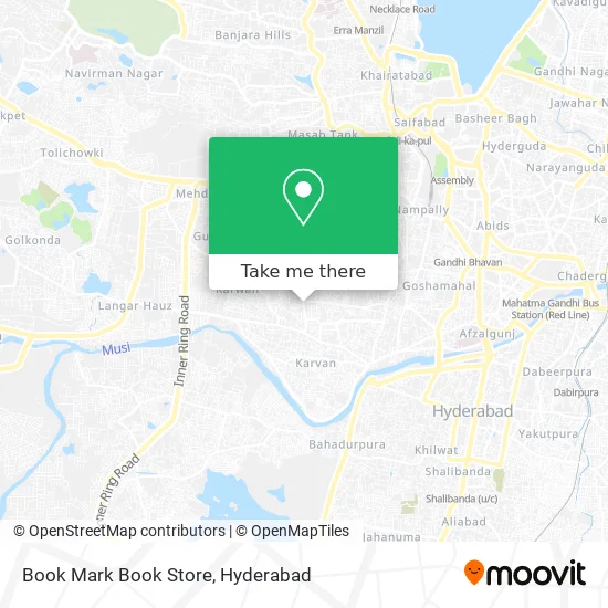 Book Mark Book Store map
