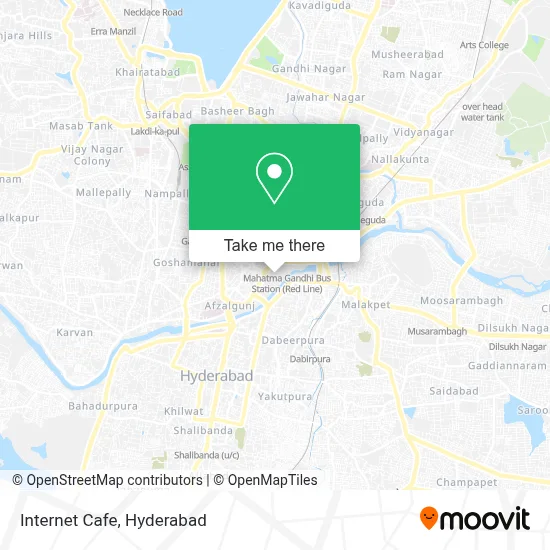Internet Cafe map