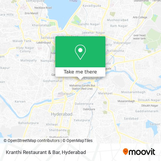 Kranthi Restaurant & Bar map