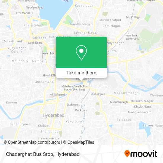 Chaderghat Bus Stop map