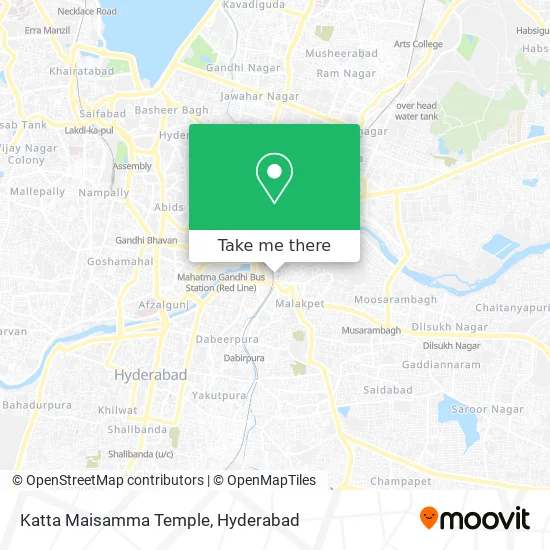 Katta Maisamma Temple map
