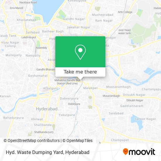 Hyd. Waste Dumping Yard map