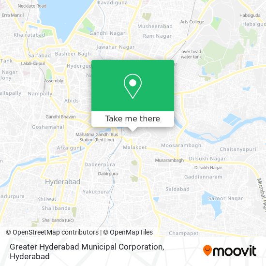 Greater Hyderabad Municipal Corporation map