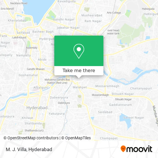 M. J. Villa map