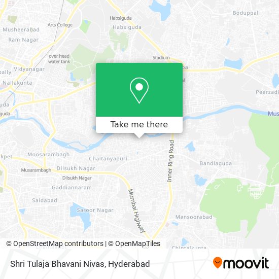 Shri Tulaja Bhavani Nivas map