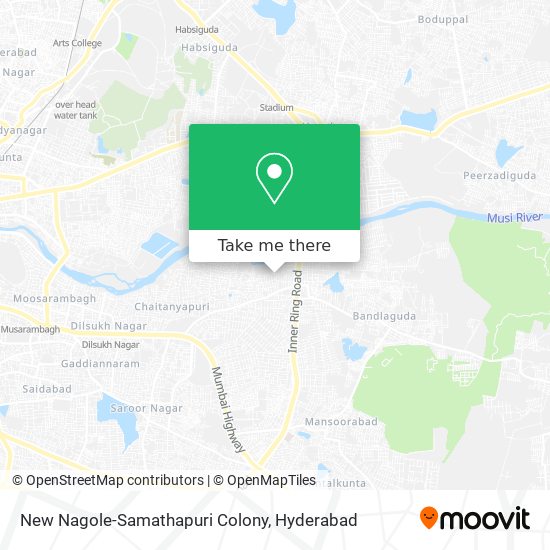 New Nagole-Samathapuri Colony map