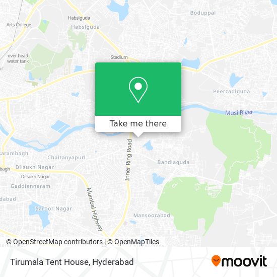 Tirumala Tent House map