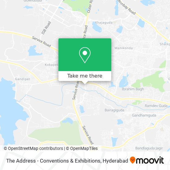 The Address - Conventions & Exhibitions map