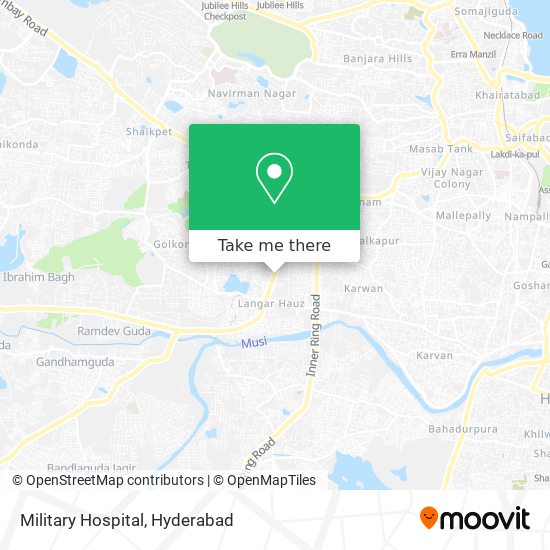 Military Hospital map