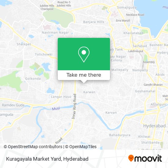 Kuragayala Market Yard map