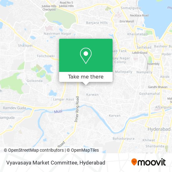 Vyavasaya Market Committee map