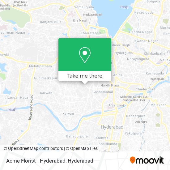 Acme Florist - Hyderabad map