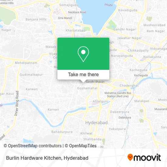 Burlin Hardware Kitchen map