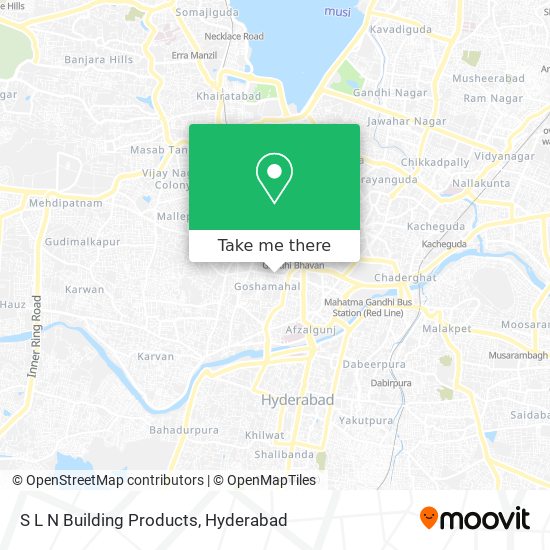 S L N Building Products map