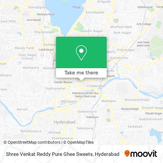 Shree Venkat Reddy Pure Ghee Sweets map