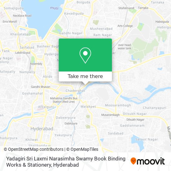 Yadagiri Sri Laxmi Narasimha Swamy Book Binding Works & Stationery map