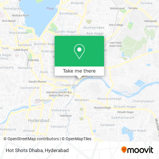 Hot Shots Dhaba map