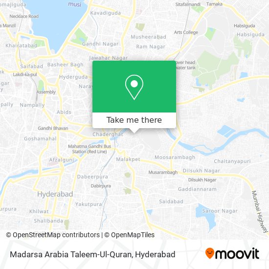 Madarsa Arabia Taleem-Ul-Quran map
