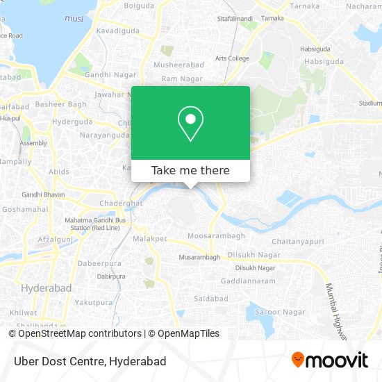 Uber Dost Centre map