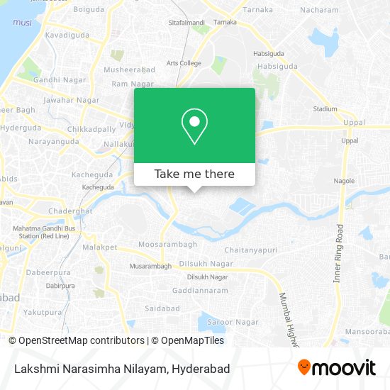Lakshmi Narasimha Nilayam map