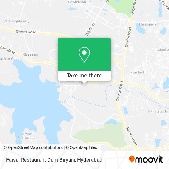 Faisal Restaurant Dum Biryani map