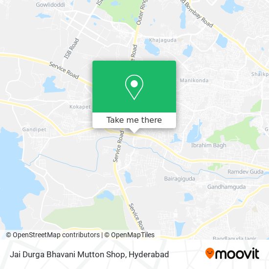 Jai Durga Bhavani Mutton Shop map