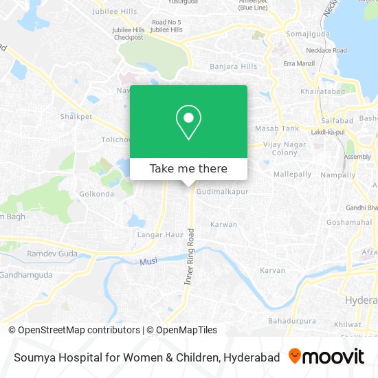 Soumya Hospital for Women & Children map