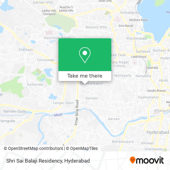 Shri Sai Balaji Residency map