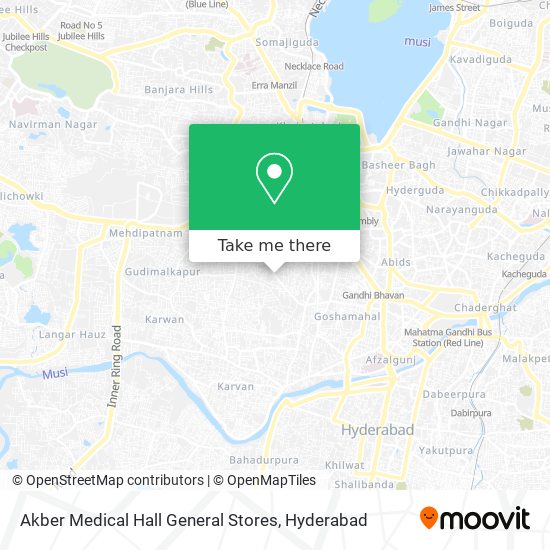 Akber Medical Hall General Stores map