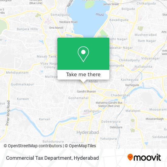 Commercial Tax Department map