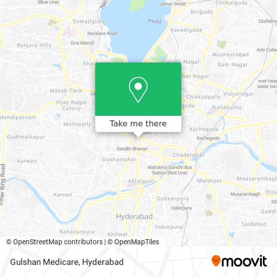 Gulshan Medicare map