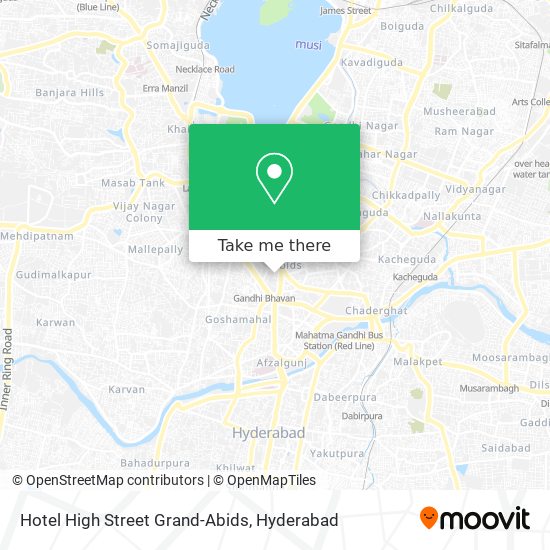 Hotel High Street Grand-Abids map