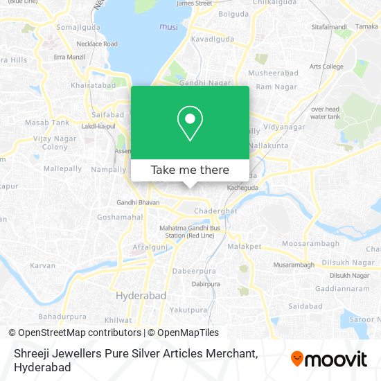 Shreeji Jewellers Pure Silver Articles Merchant map