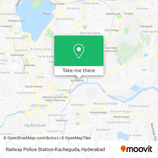 Railway Police Station-Kacheguda map