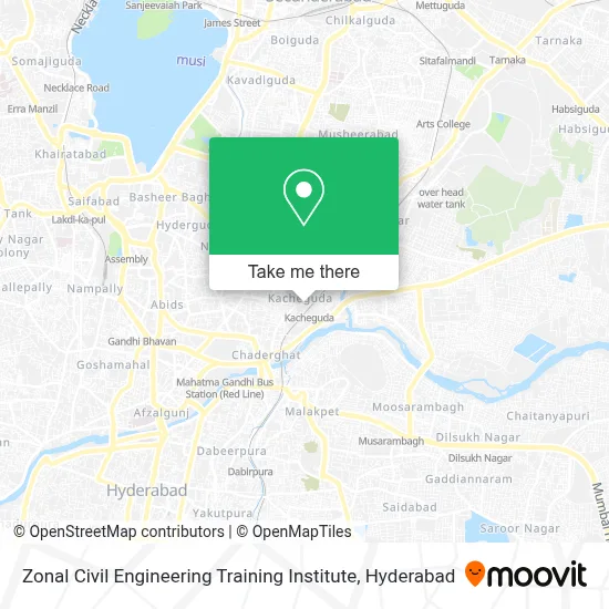 Zonal Civil Engineering Training Institute map