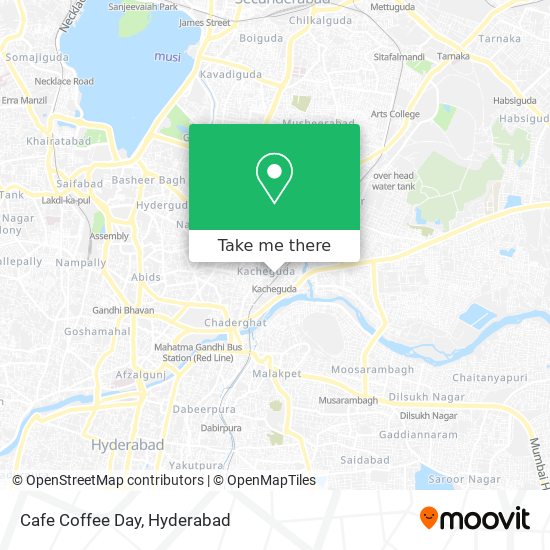 Cafe Coffee Day map