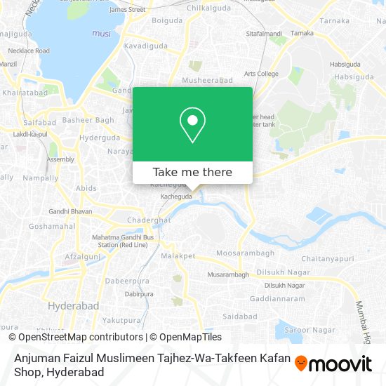 Anjuman Faizul Muslimeen Tajhez-Wa-Takfeen Kafan Shop map