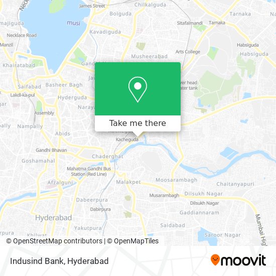 Indusind Bank map